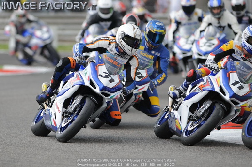 2008-05-11 Monza 2863 Suzuki GSX R European Cup - Simone Saltarelli